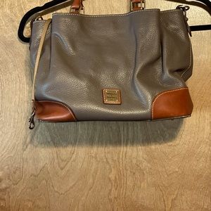 Dooney @ Bourke Purse Dark Tan in Color